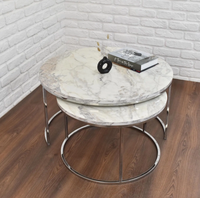 Table basse de luxe moderne nordique haute qualité en gros acier inoxydable et verre trempé technique polie pour salle à manger