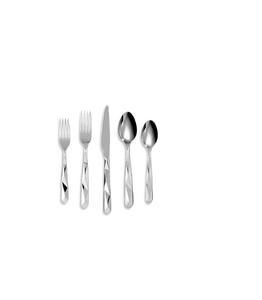 Juego de cubiertos de metal de acero inoxidable de la serie de diseño para Bodas de restaurantes de hoteles formales y configuraciones de comidas especiales - Product Image 2