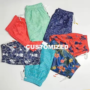 Customized <b>Men's</b> Quick Dry Waterproof Workout Casual Beachwear Shorts <b>Stretchy</b> Board Swim Shorts Anti-Wrinkle Feature Logo - Product Image 2