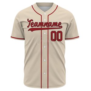 Camiseta de Béisbol para Hombre, Talla Grande, Cuello en V, con Botones, de Alta Calidad, Secado Rápido, Tejido Transpirable, Sublimación Impresa, Personalizable - Product Image 1