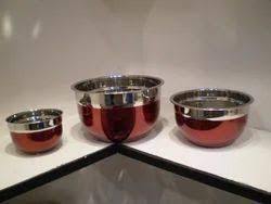 Moderna Cuenco de Metal para Servir, Tazón de Acero Inoxidable para Alimentos, Elegante Vajilla para Mesa, Plato para Servir Ensaladas y Frutas, Adorno para el Hogar - Product Image 3