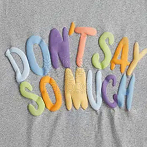 Camisetas de Hombre de Alta Calidad, Cómodas y Transpirables, con Estampado Puff, 100% Algodón, Corte Holgado, Casual, Hechas en Pakistán, con Contraste de Color - Product Image 6