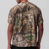 T-shirt en tricot surdimensionné à col rond pour homme, écologique, en coton et polyester, respirant, à séchage rapide, manches courtes, décontracté