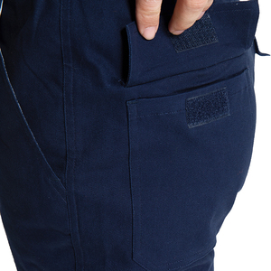 Custom Reflective Safety Cargo Pants With Multi-Pockets Double <b>Knee</b> Mid Waist-Breathable Work Pants - Product Image 5