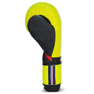 Guantes de boxeo de cuero para hombre hechos a medida con muñeca con cordones para entrenamiento con logotipo de diseño personalizado - Product Image 3