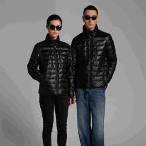 OEM al por mayor chaquetas acolchadas para hombre logotipo personalizado invierno al aire libre acolchado transpirable cuello alto frontal XS tamaño nuevo diseño - Product Image 1