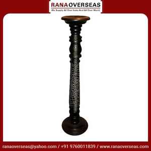 High on Demanding Tall Wooden Candle Holder Stand With Hand Crafted Design for <b>Tables</b> Decoration Hotel Decoration - Product Image 4