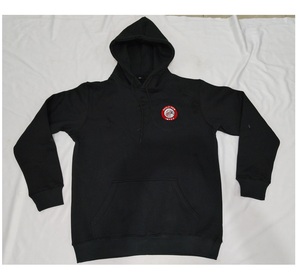 Haute qualité personnalisé vert pull à capuche pour hommes 100% coton pleine fermeture éclair sweats brodé Sororités motif ODM approvisionnement - Product Image 4