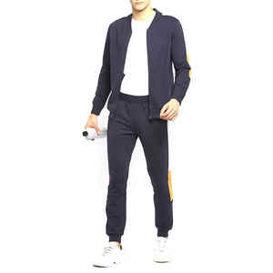 Grand OEM conception personnalisée pas cher prix meilleur coton polyester hommes survêtement uni haute qualité adultes hommes survêtements ensembles 2025 - Product Image 5