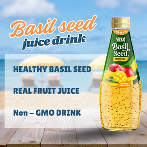 Boisson au basilic et à la mangue 290 ml du Vietnam, sans OGM, HALAL, ISO, KOSHER - Personnalisation OEM ODM, faible MOQ, échantillon gratuit - Product Image 5