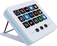 Contrôleur de streaming MiraBox M18 V3 avec 15 touches macro LCD, icônes dynamiques, éclairage RVB pour Mac PC, streaming et jeux