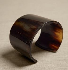 Corne de bracelet jonc en corne de buffle avec article noir par des artisans indiens Boutons de manchette et bracelet en corne de buffle fabriqués en Inde - Product Image 4