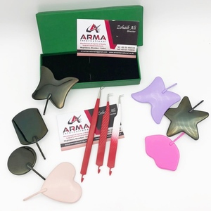 Pinzas Profesionales para Pestañas de 90 Grados con Punta Lisa, Diseño de Mármol, Acero Inoxidable, Antimagnéticas, Duraderas, con Logotipo Personalizado - Product Image 5