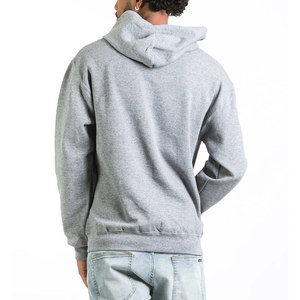 Sudadera con capucha bordada de Hip Hop pesada personalizada 100%, forro polar OEM con material de poliéster/algodón teñido liso para invierno - Product Image 2