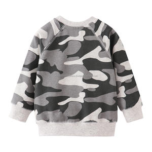 Vêtements pour bébé en coton 100% personnalisés de haute qualité, sweat-shirts à col rond surdimensionnés pour enfants, sweat-shirts pour tout-petits pour garçons et filles - Product Image 2
