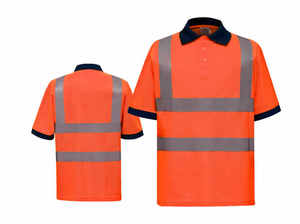 Custom <b>Hi</b> <b>Vis</b> Safety Vest <b>Orange</b> Long Sleeves Reflective Waterproof ANSI Class 1 EN ISO 20471 Class 2 Workwear Construction - Product Image 3