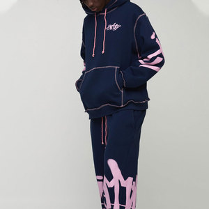 Ensemble de survêtement de sport pour homme à capuche de haute qualité pour l'hiver 2025, logo personnalisé, écologique, respirant, pour la salle de sport - Product Image 3