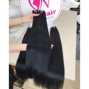 ผมของผู้หญิงแบบตรงจากกระดูกผมมนุษย์บริสุทธิ์ธรรมชาติ100% หรูหรา - Product Image 1