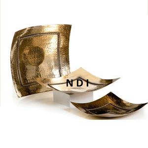 Article à utiliser pour la maison Plateau de service à dessert Vaisselle Décoration Traiteur Plateau en métal Plateau à feuilles Qualité supérieure - Product Image 3