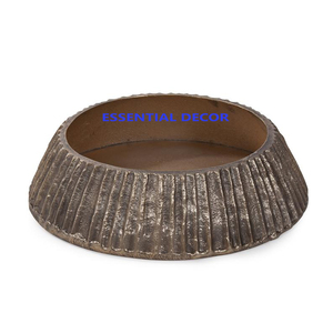 Cuenco de fruta de acero inoxidable de la mejor calidad, tazón decorativo grande para cenar en fiesta de boda y regalo - Product Image 3