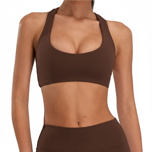 Sujetador Deportivo Personalizado para Mujer, con Soporte Alto, Acolchado, Sin Costuras, Cómodo y Elegante, Ropa Deportiva con Logotipo Estampado en la Parte Delantera, Venta al por Mayor - Product Image 3