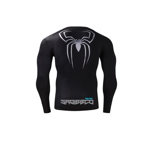 2023 ropa de gimnasio para hombres personalizada 3D impresión por sublimación camisetas de gimnasio boxeo personalizado MMA Rashguard hombres logotipo personalizado ropa de gimnasio ajustado traje de Fitness - Product Image 4