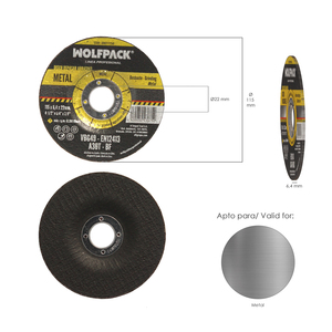 Disco Abrasivo Plus O/ 115 x O/ 22 mm. Spessore 6,4 mm. - Product Image 2