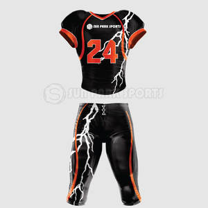 Meilleure vente ensemble d'uniformes légers de football américain à manches courtes à bas prix - Product Image 1