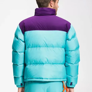 Chaqueta de Invierno Acolchada para Hombre con Cuello Alto, Nuevo Diseño con Decoración Bordada, Estilo Urbano - Product Image 4