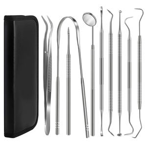 Ensemble de détartreur dentaire et curette simple face pour hygiénistes kit d'instruments pour étudiants en hygiène dentaire avec détartreurs - Product Image 1