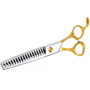 Tijeras gruesas personalizables convenientes de acero inoxidable de alta calidad, tijeras profesionales para el cuidado de mascotas para perros - Product Image 2