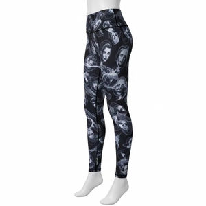 Four Way Stretch Yoga <b>Leggings</b> Polyester Spandex High Waist Breathable Quick Dry Fitness Tights Gym Wear <b>Women</b> Activewear Pants - Product Image 4