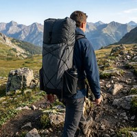 Sac à dos de randonnée ultraléger imperméable 30L grande capacité pour trekking extérieur, résistant aux déchirures, personnalisable OEM