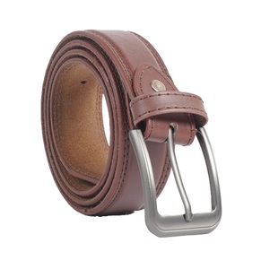 Ceinture en cuir véritable de luxe personnalisée de haute qualité pour hommes, élégante avec boucle ardillon, robe de soirée OEM, vente en gros de ceintures - Product Image 1