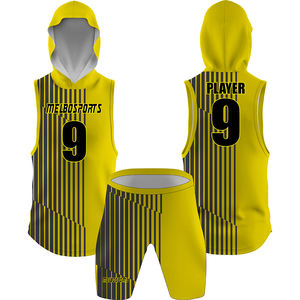 Bsci American Reversible Sets Jugador de fútbol juvenil Compresión Bandera sublimada personalizada Jerseys Transpirable Ropa deportiva al por mayor - Product Image 5