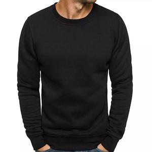 Sweat-shirts à manches longues en molleton de coton super doux 100 %, col rond, pour vêtements d'hiver, motif imprimé design uni, faible MOQ. - Product Image 4