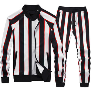 Vêtements de sport, survêtement d'entraînement en polaire pour hommes, ensemble de deux pièces, survêtement de Jogging pour hommes - Product Image 5