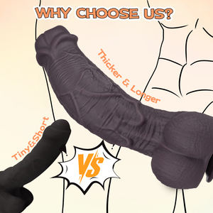 Realistischer Silikon-Dildo, Riesig, Dick, Weich, Anales Sexspielzeug mit Saugnapf für Freihändiges G-Punkt-Spiel, Riesenpenis-Spielzeug für Frauen - Product Image 3