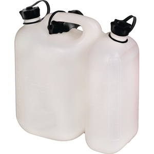 PROFI 5.5 + 3 l Bidon double carburant en HDPE naturel HNERSDORFF L316xW145xH312mm pour le camping et la randonnée - Product Image 1
