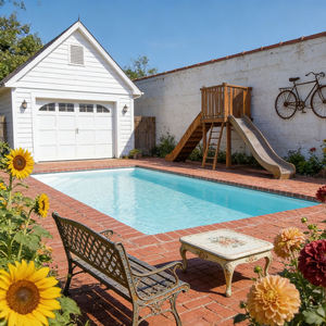 Piscina de spa, piscina exterior, diseño de piscina, venta de estructura de piscina de fibra de vidrio, piscina de spa, piscina rectangular de fibra de vidrio - Product Image 1