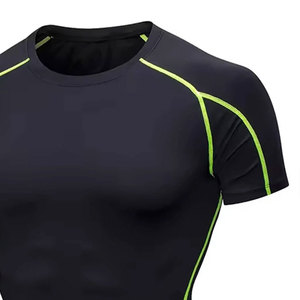 Offre spéciale Vêtements de protection solaire Chemise de compression Rash Guard Panneau de conception personnalisée Rash Guard pour hommes - Product Image 2