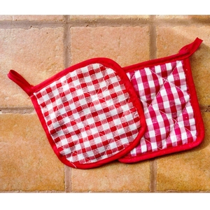 Porte-casseroles en coton biologique de forme carrée imprimée pour cuisine et four Fournisseur indien bon marché - Product Image 4