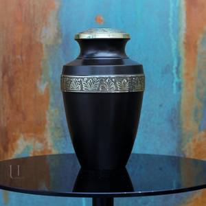 Handcrafted Urn for Human Ashes | Premium <b>Memorial</b> Keepsake | Premium Adult brass Urn Box - Product Image 3