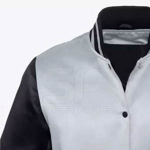 เสื้อแจ็คเก็ตผ้าซาตินสั่งตัดคุณภาพสูง สวมใส่สบาย และเสื้อแจ็คเก็ตผ้าซาตินไซส์ใหญ่สำหรับผู้ใหญ่ - Product Image 5