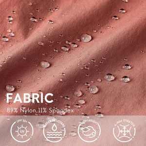 Extensible anti-abrasion évacuation de l'humidité protection UV ceinture élastique réglable femmes vêtements de plein air jouer femmes shorts - Product Image 4