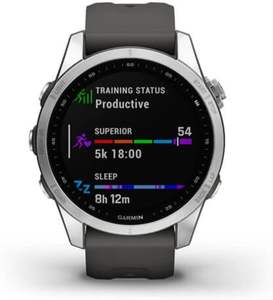 Reloj Inteligente de Aventura de Tamaño Más Pequeño, Reloj Resistente para Exteriores con GPS, Pantalla Táctil, Funciones de Salud y Bienestar, Plateado - Product Image 4
