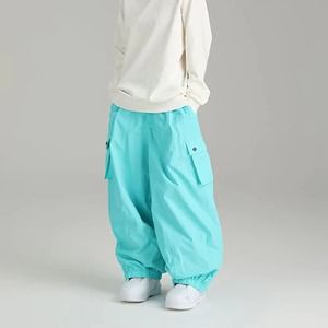 กางเกงสกีกันน้ำสำหรับผู้ชาย ฤดูหนาว ผ้ากันลม พร้อมบริการพิมพ์โลโก้  บุฉนวน Thinsulate คุณภาพสูง - Product Image 2