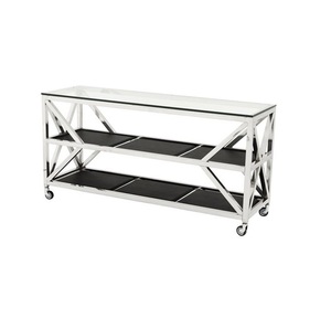 Modish Design <b>Set</b> of 2 Metal and Glass Coffee <b>Table</b> Superior Quality New Arrival Furniture <b>Side</b> <b>Table</b> for Living Room Decoration - Product Image 5