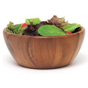 Utensilios de cocina de madera natural respetuosos con el medio ambiente y duraderos hechos con un tazón de mezcla de madera de mango sólido para hoteles, restaurantes y hogares - Product Image 3