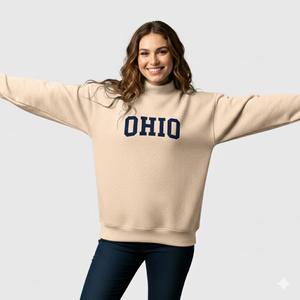 Sudadera Universitaria de Invierno con Cuello Alto, Personalizada con Bordado e Impresión, Diseño Nacional Multicultural Griego, Opción Frontal Ecológica - Product Image 5